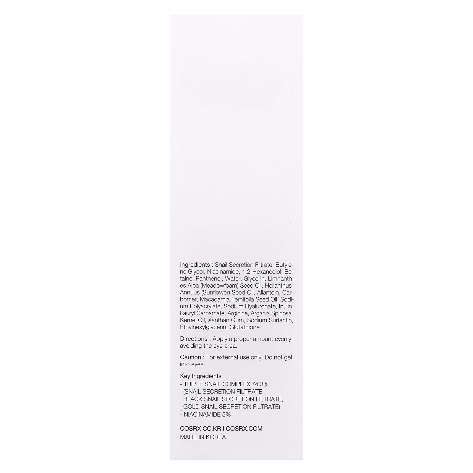 COSRX Advanced Snail Radiance Dual Essence 80ml2